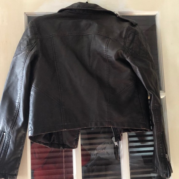 Abercrombie & Fitch Deep Burgundy Bomber Jacket -Size M - Picture 7 of 9